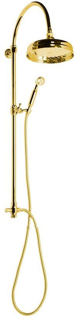 Sapho Antea Duschset Wandmontage mit Regenbrause gold SET035