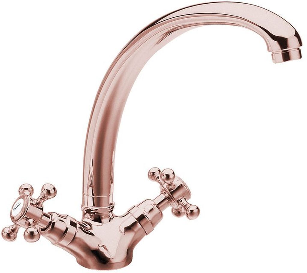 Sapho Antea küchenarmatur stehend rosa/lila-gold/altgold 3117