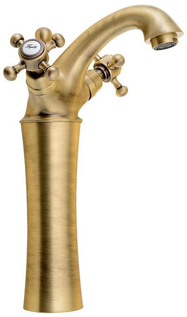 Sapho Antea waschbeckenhahn stehend antikes messing/bronze 3176L
