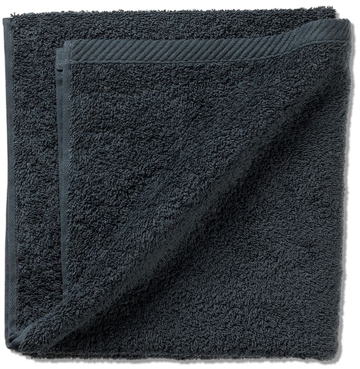 Kela Ladessa Handtuch 100x50 cm Baumwolle grau 23242