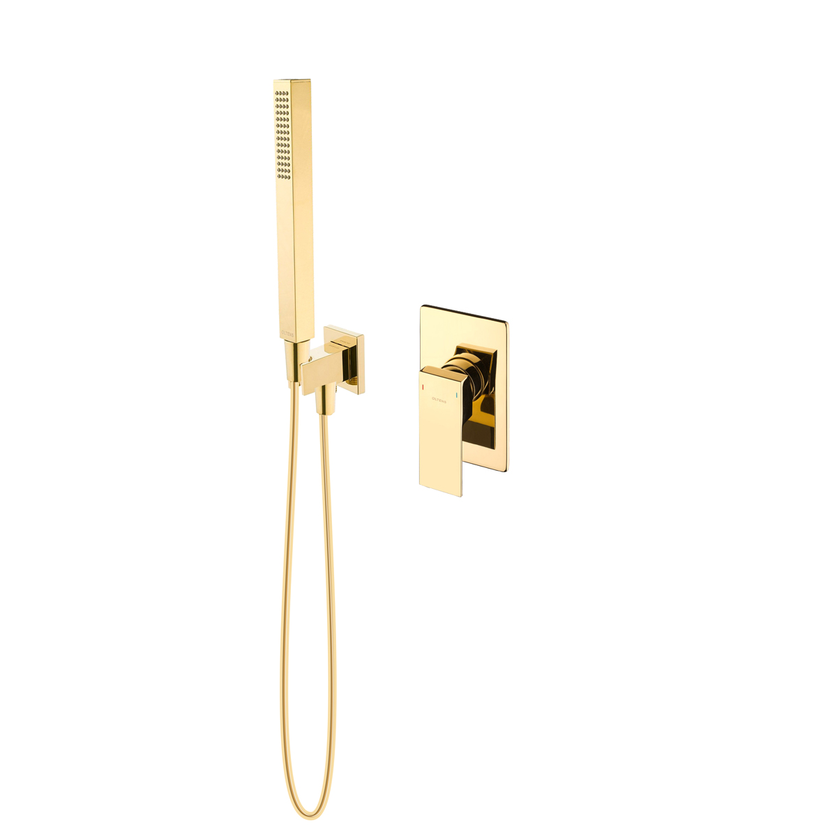 Set Duschbatterie Oltens Gota 33101800, Handbrause Oltens Sog 37103800, 39303800, 37200800