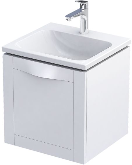 Oristo Skagen Kabinett 49.6x45.5x50 cm Unterschrank hängend weiß OR49-SD1S-50-2