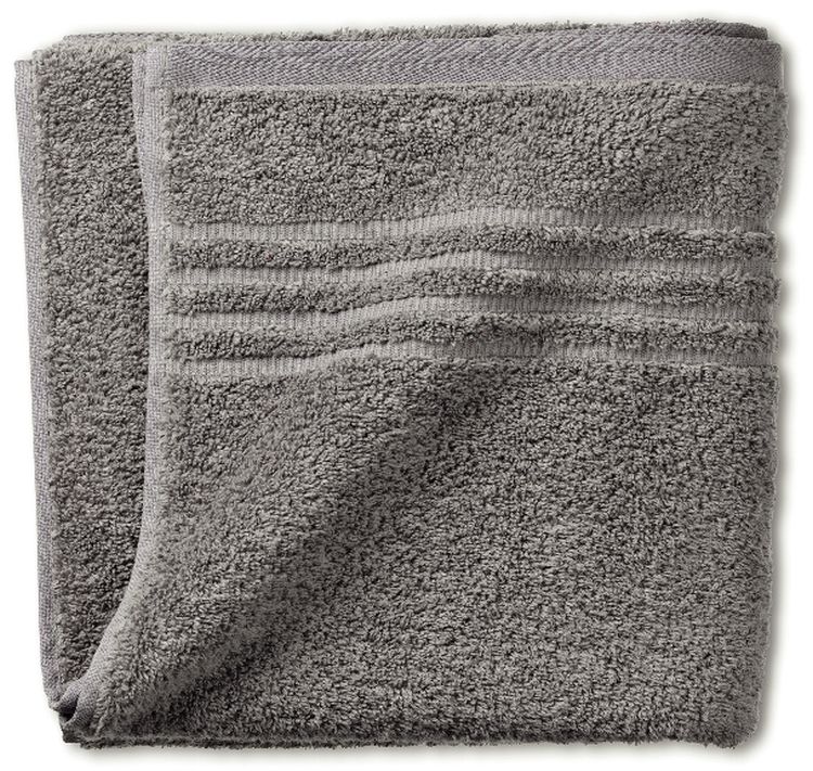 Kela Leonora Handtuch 100x50 cm Baumwolle grau 23422