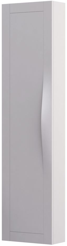 Oristo Skagen Kabinett 40x17x160 cm Seitenschrank hängend sandig OR49-SB1D-40-10