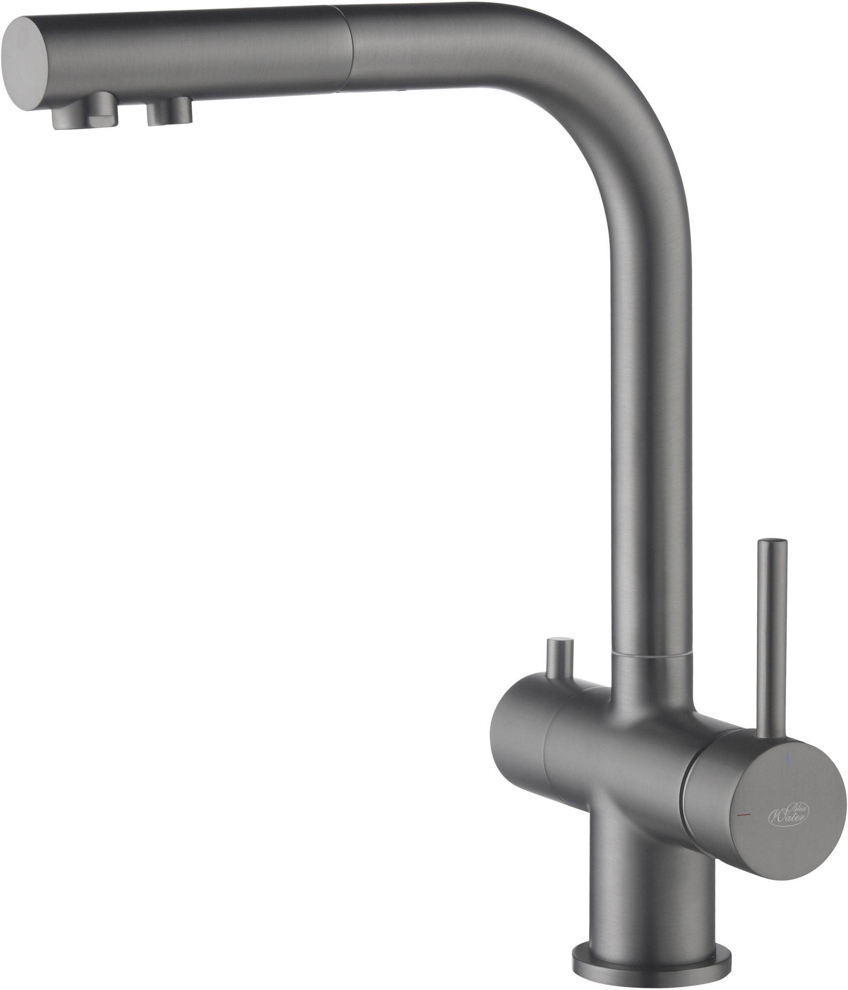 Blue Water Apala küchenarmatur mit filter stehend grafit/grau 5901730616507