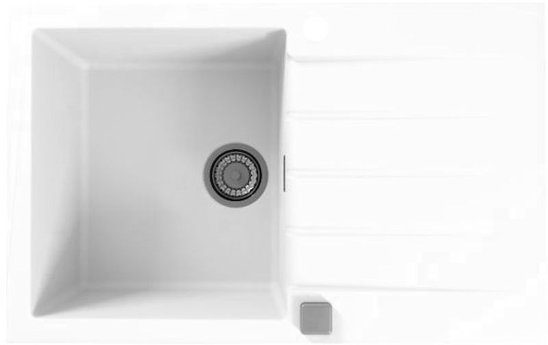 Alveus Cadit granitspüle 79x50 cm weiß 1132022