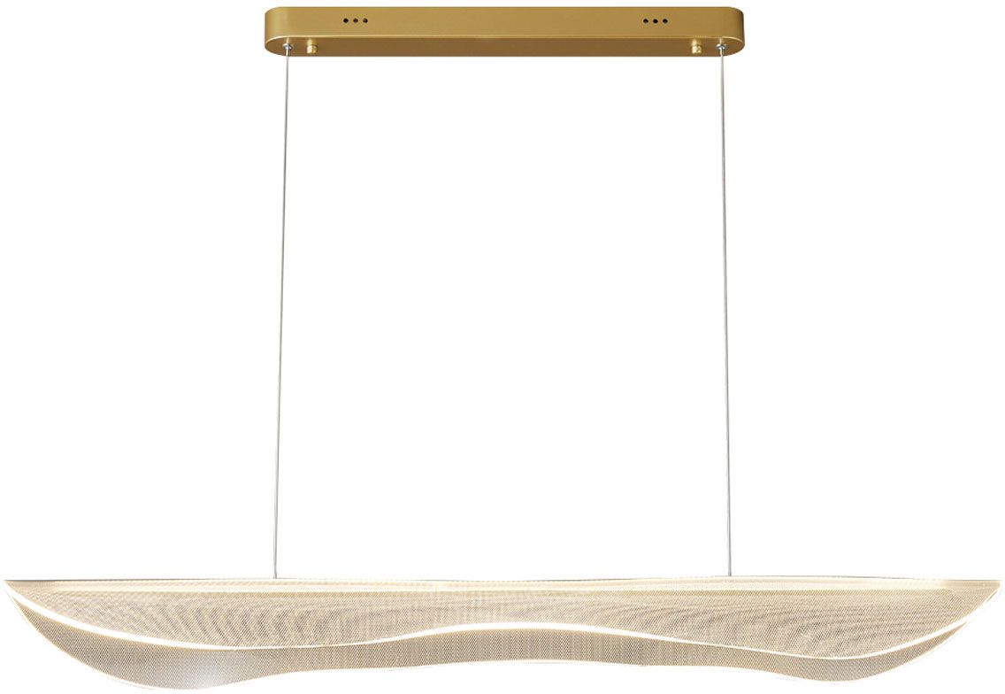 Altavola Design Cortina Pendelleuchte 1x35 W transparent-gold LA103/P_100_gold