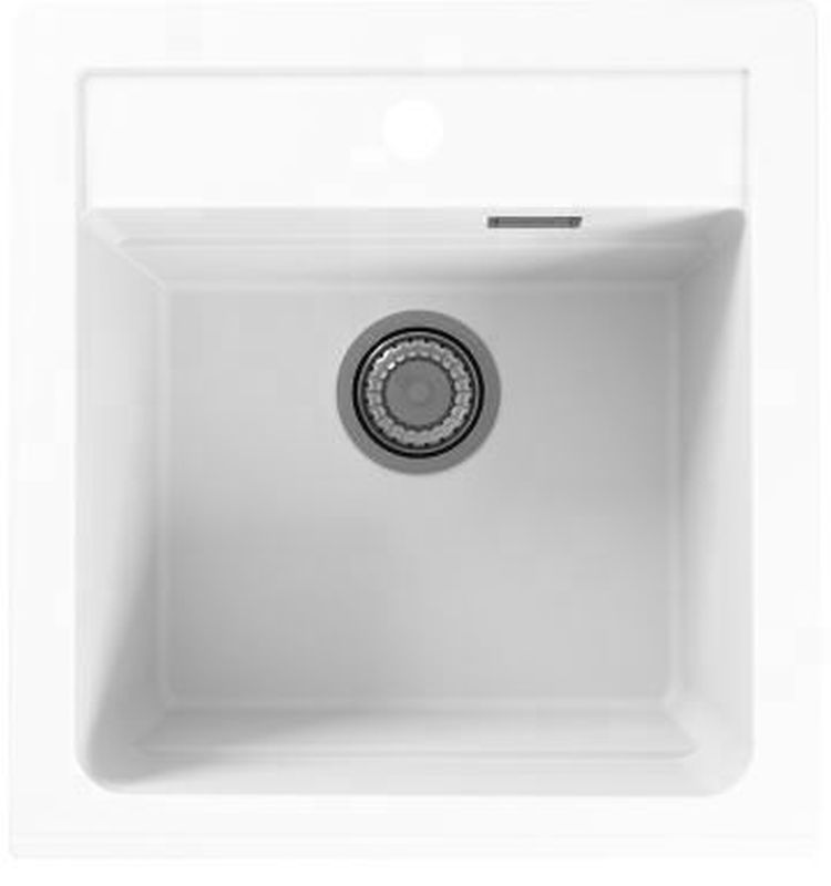 Alveus Atrox granitspüle 50x47 cm weiß 1131986
