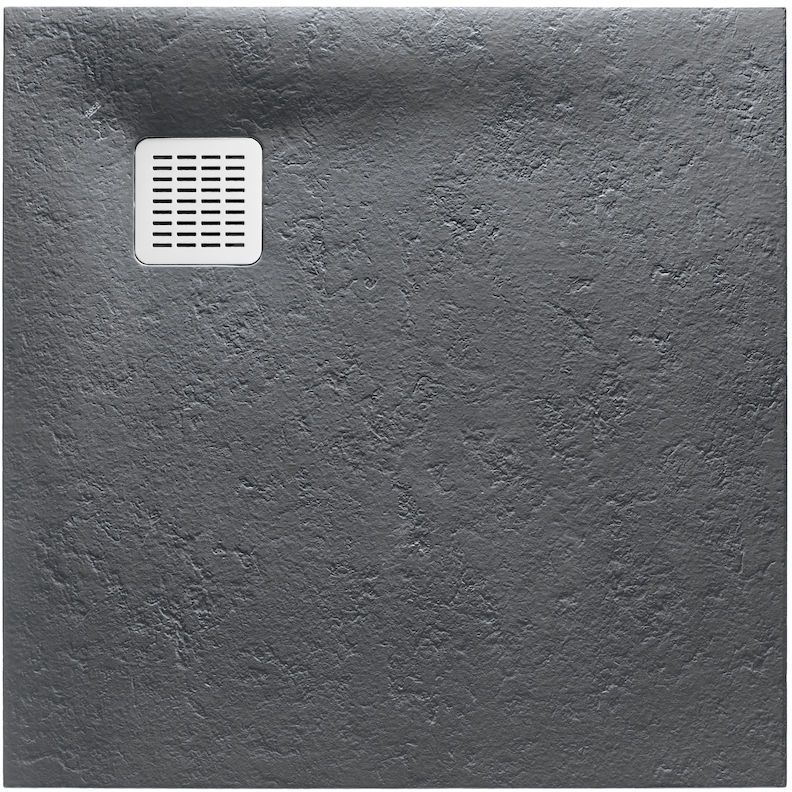 Roca Terran Quadratische Duschwanne 100x100 cm grau AP1033E83E801200