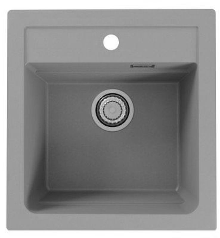 Alveus Atrox granitspüle 50x47 cm grau/graphit/onyx 1131989