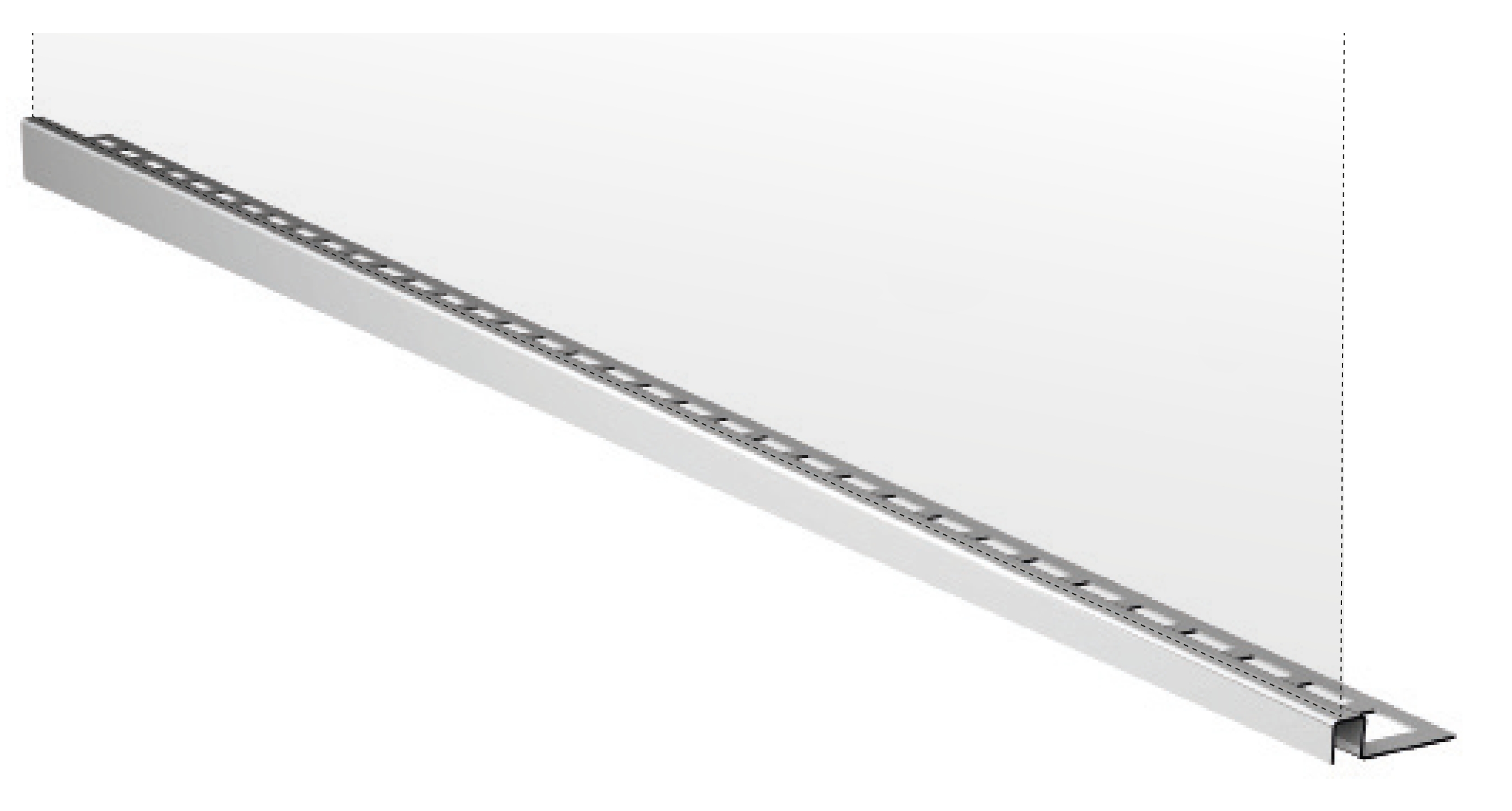 ACO ShowerDrain C Streifen, der den Hang formt 100 cm stahl 9010.72.63