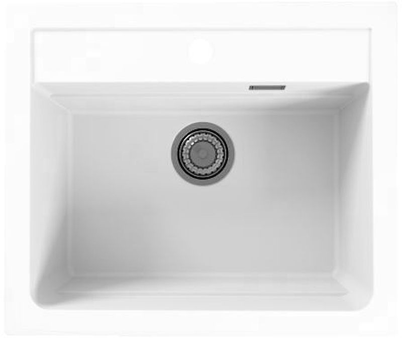 Alveus Atrox granitspüle 59x50 cm weiß 1131991