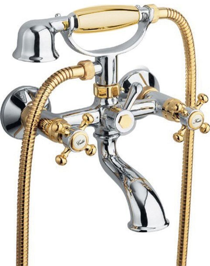 Sapho Antea badewannen- und duscharmatur Wand chrom-gold 3012