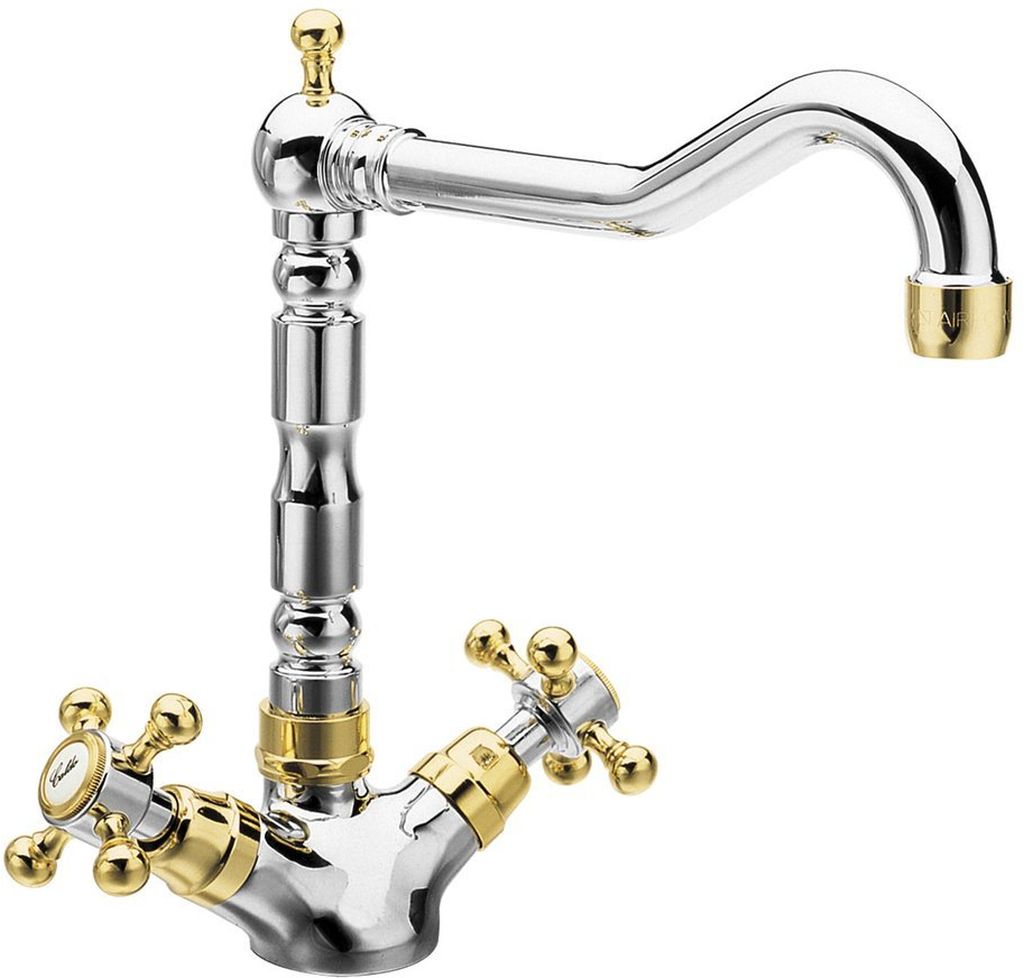 Sapho Antea küchenarmatur stehend chrom-gold/altgold 3122