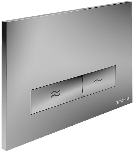 Schell Montus Betätigungsplatte für Toilette glänzender Chrom 31220699