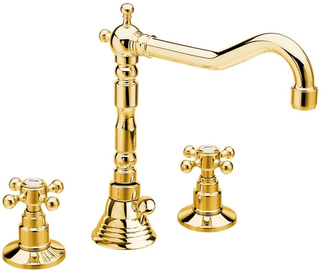 Sapho Antea waschbeckenhahn stehend gold 3225ZL