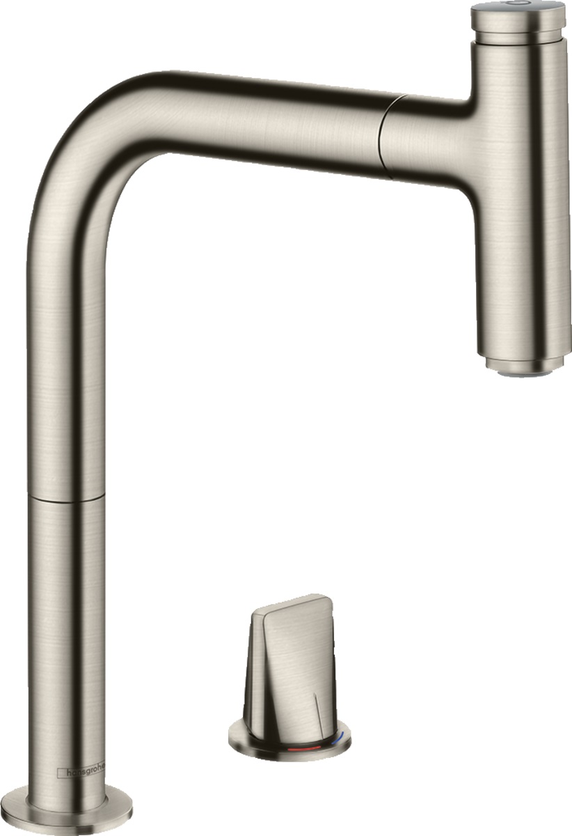 Hansgrohe Metris Select M71 Küchenarmatur Stehend edelstahl 73804800