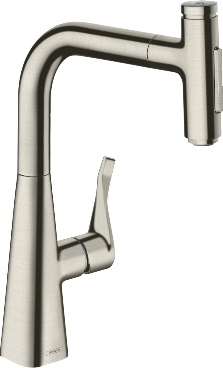 Hansgrohe Metris Select M71 Küchenarmatur Stehend edelstahl 73817800