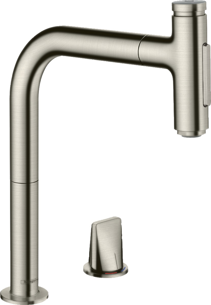 Hansgrohe Metris Select M71 Küchenarmatur Stehend edelstahl 73818800