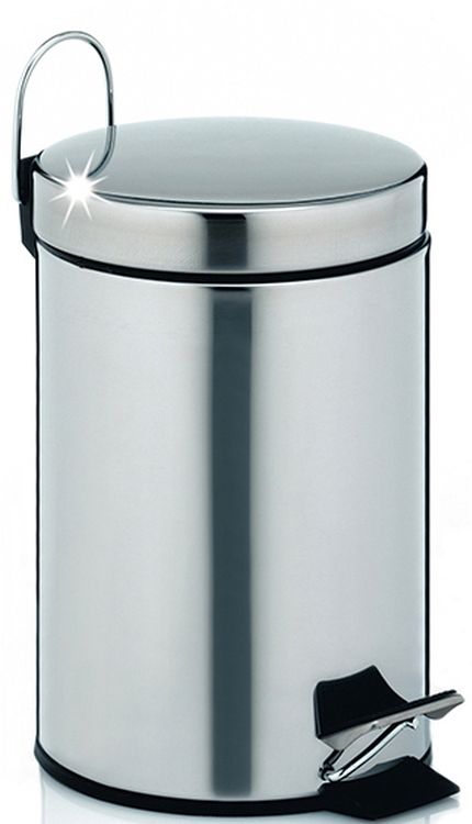 Kela Dusty Papierkorb 3 l stahl 40435