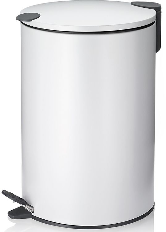 Kela Mats Papierkorb 12 l weiß-schwarz 10641