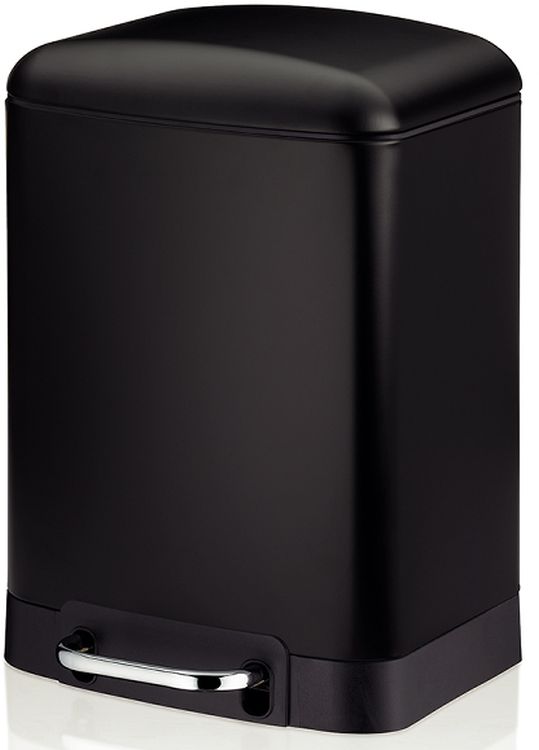 Kela Davino Papierkorb 6 l schwarz 22975