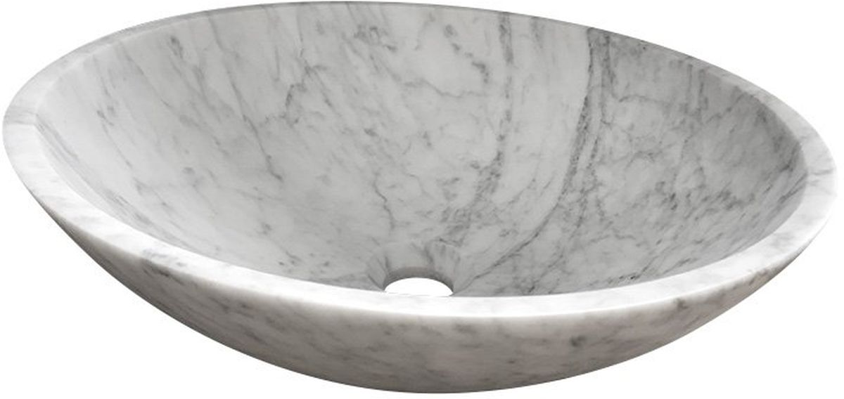 Sapho Blok Waschbecken 42x42 cm rund Aufsatzwaschbecken weiß 2401-42