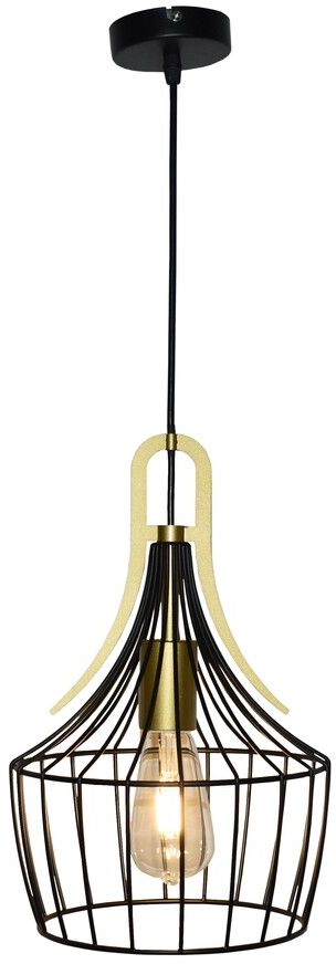 Rabalux Parov Pendelleuchte 1x40 W schwarz-gold 4925