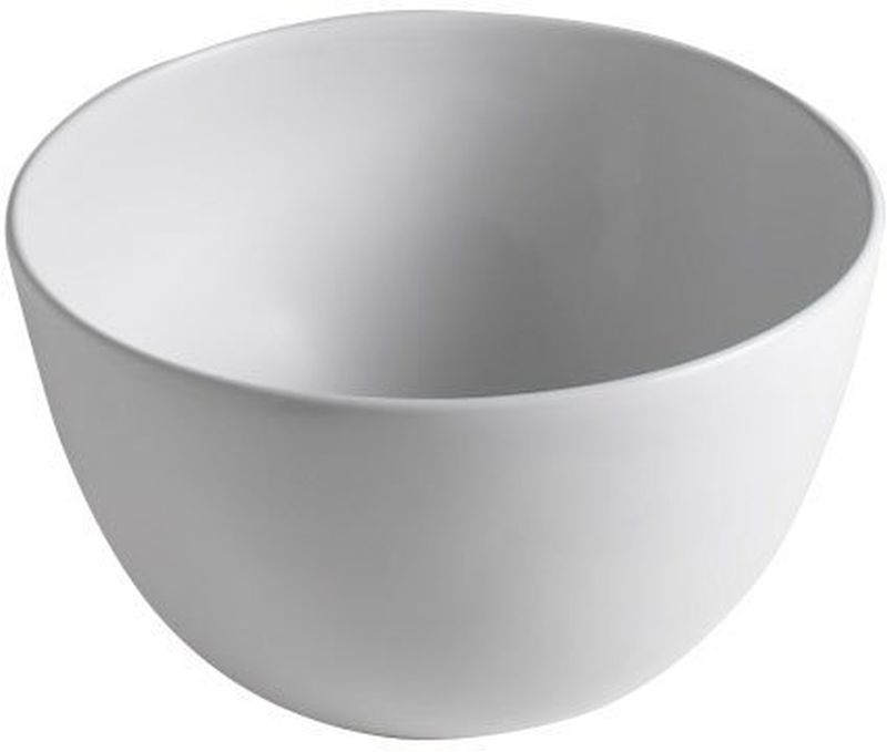 Sapho Dome Waschbecken 45.5x45.5 cm rund Aufsatzwaschbecken weiß WH030