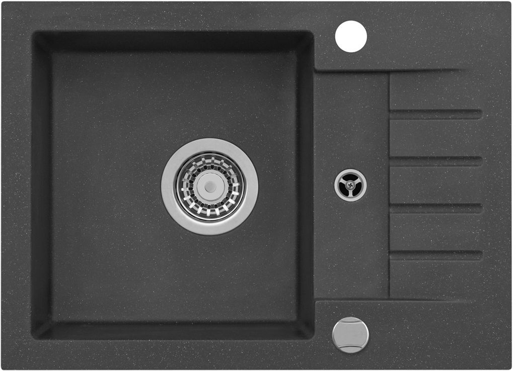 Genesis Amaro Granitspüle 58x42 cm schwarz 9913391P
