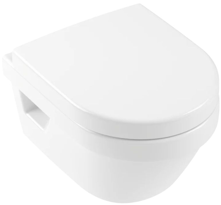 Villeroy & Boch Architectura Kombi-Pack mit WC-Sitz hängend Spülrandlos weiß 4687HR01