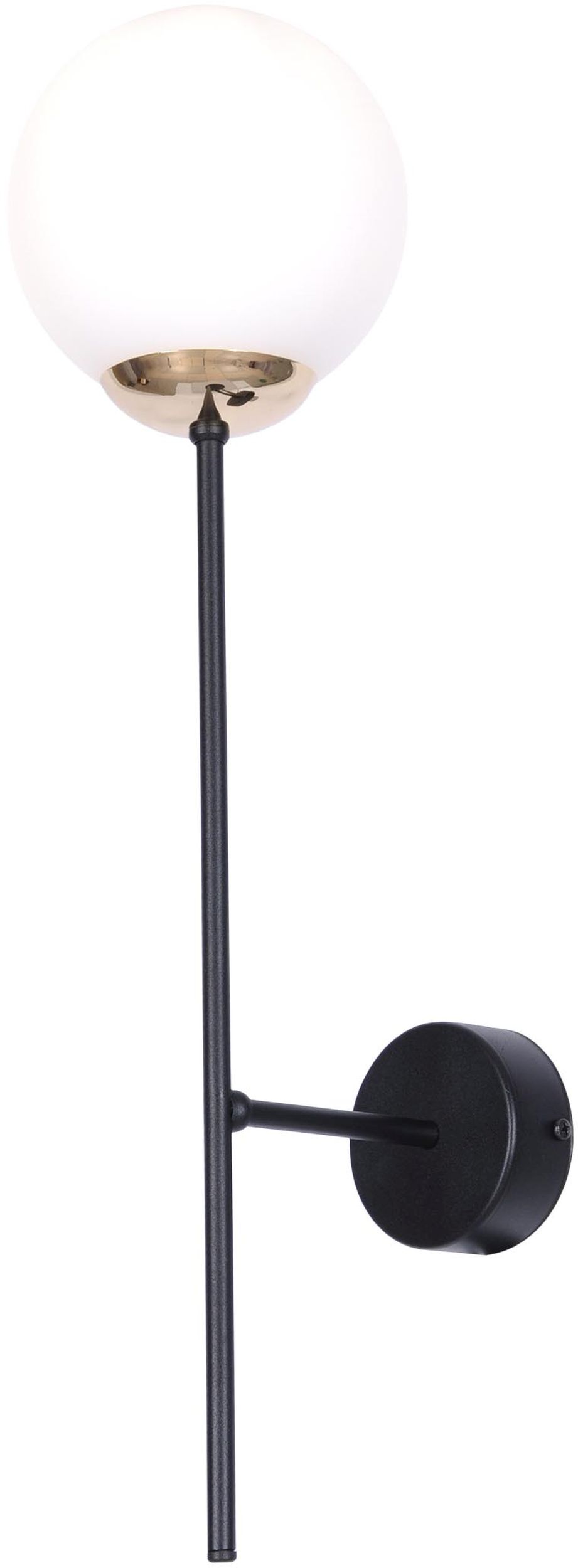 Kaja Isla Leuchter 1x40 W weiß-schwarz-patina K-4916