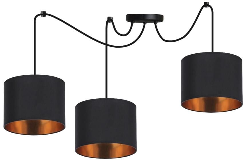 Candellux Candida Pendelleuchte 3x40 W schwarz 33-00859