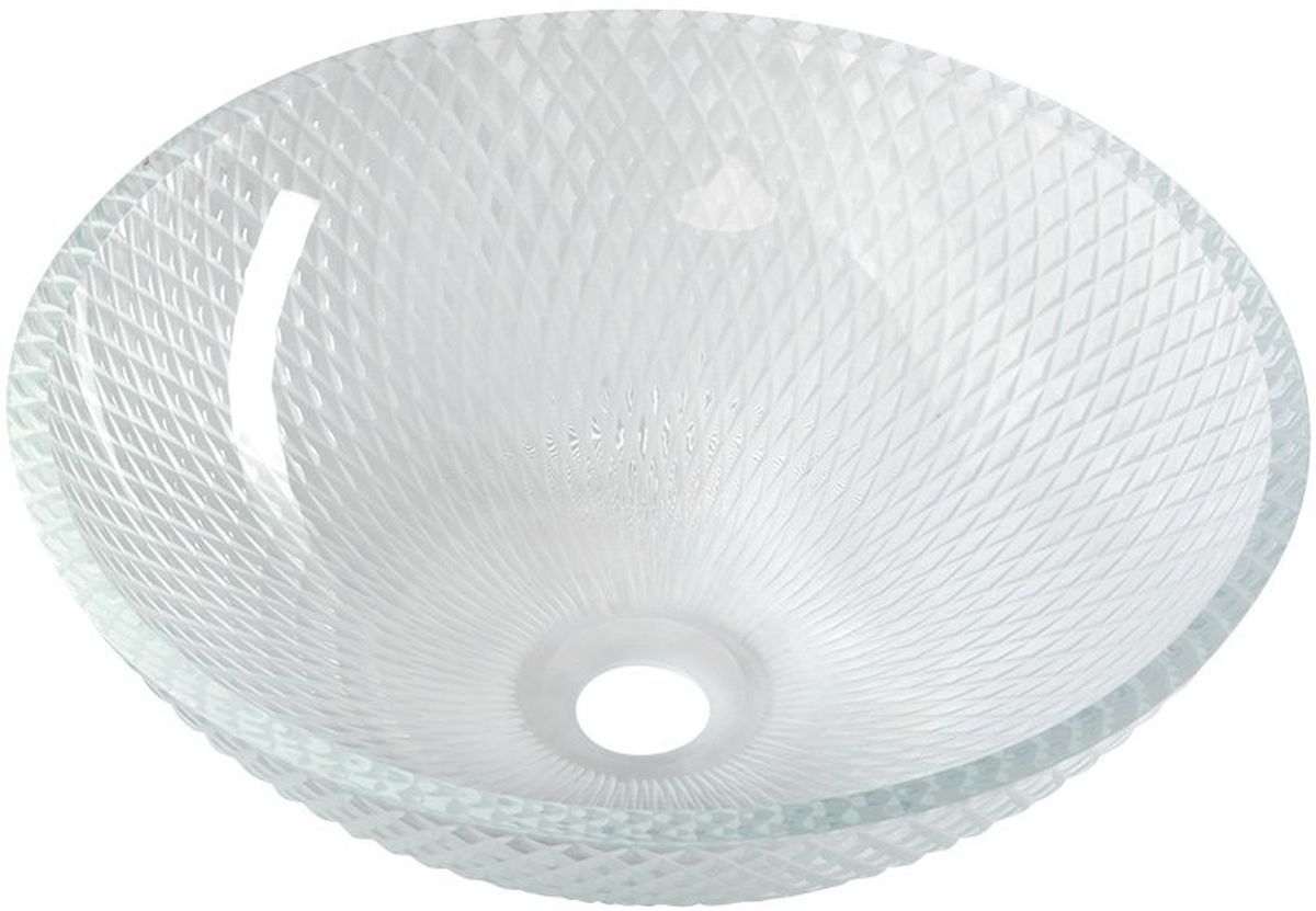 Sapho Beauty Waschbecken 42x42 cm rund Aufsatzwaschbecken TY165