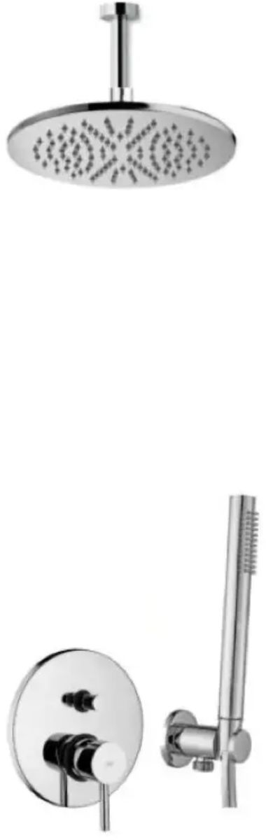 Paffoni Stick Duschset Unterputz mit Regenbrause chrom SK015ZSU2A