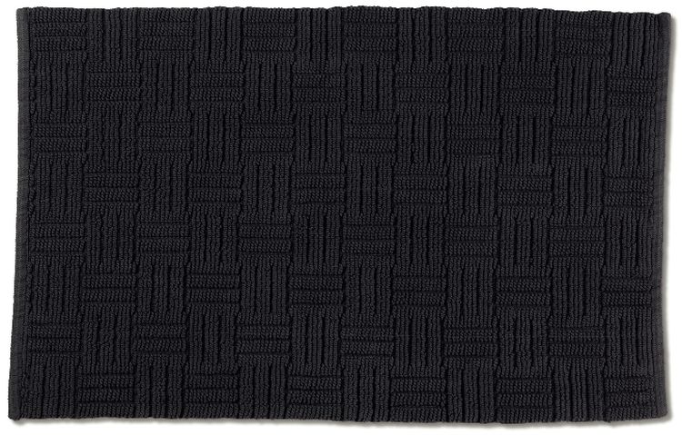 Kela Leana Badezimmerteppich 80x50 cm rechteckig grau 23516