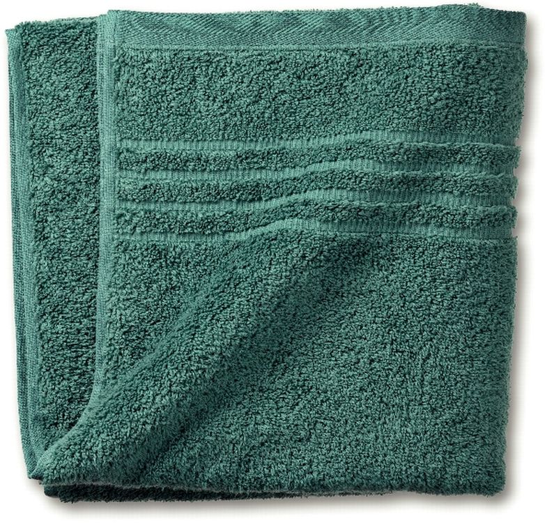 Kela Leonora Handtuch 100x50 cm Baumwolle grün 23454
