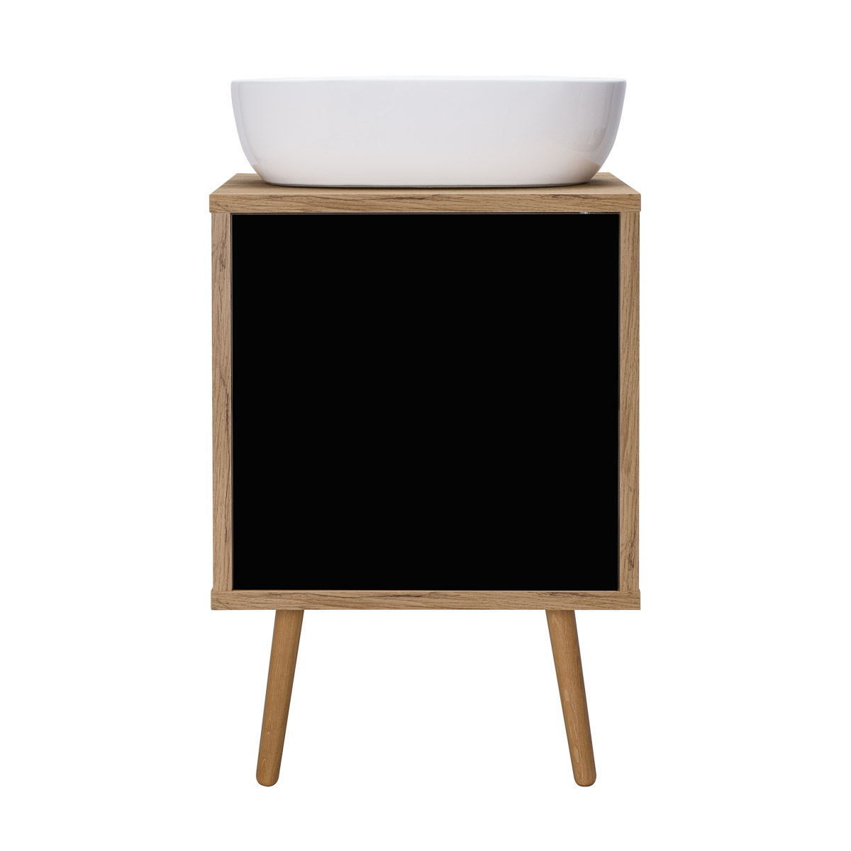 Oltens Hedvig Kabinett 50x45x49.7 cm Unterschrank hängend schwarz-eiche 60203360