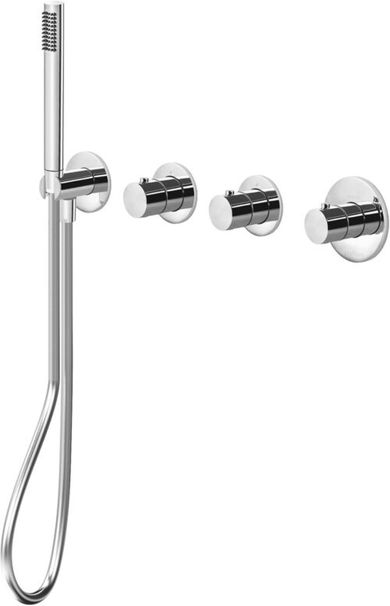 Paffoni Modular Box badewannen- und duscharmatur Unterputz mit Thermostat chrom MDE000CR