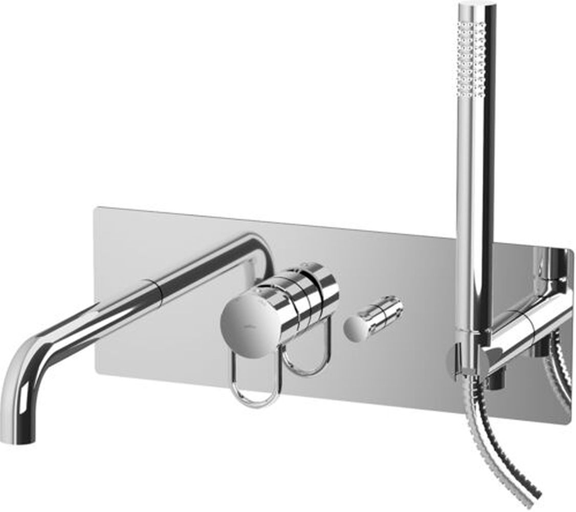 Paffoni Joker badewannen- und duscharmatur Unterputz chrom JK001CR