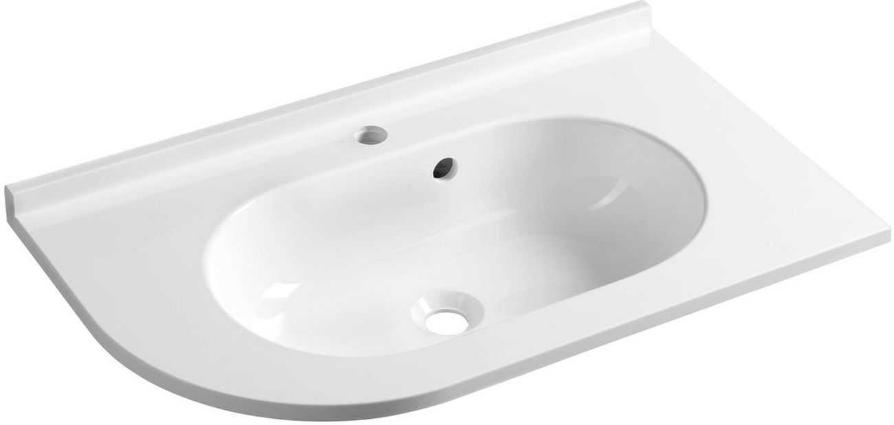 Sapho Pulse Waschbecken 75x45 cm Klassisch weiß BM658