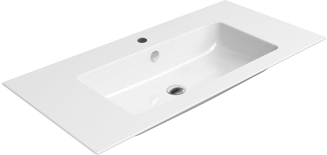 GSI Pura Waschbecken 100x50 cm rechteckig Klassisch weiß 8844111