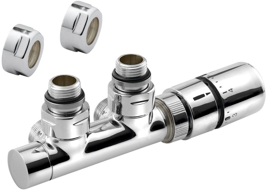 Sapho Twin Thermostatset chrom CP3010S