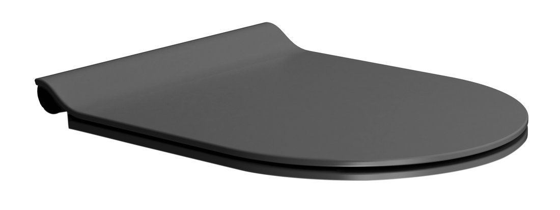 GSI Pura Toilletensitz absenkautomatik schwarz MS86CSN26