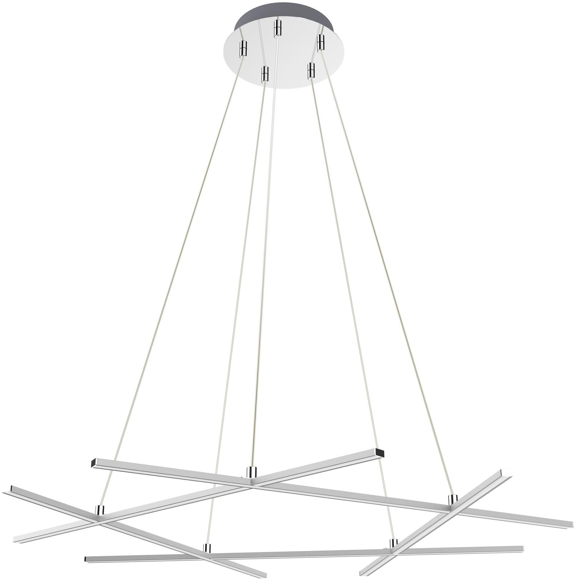 Apeti Andros Pendelleuchte 1x50 W silber A0020-350