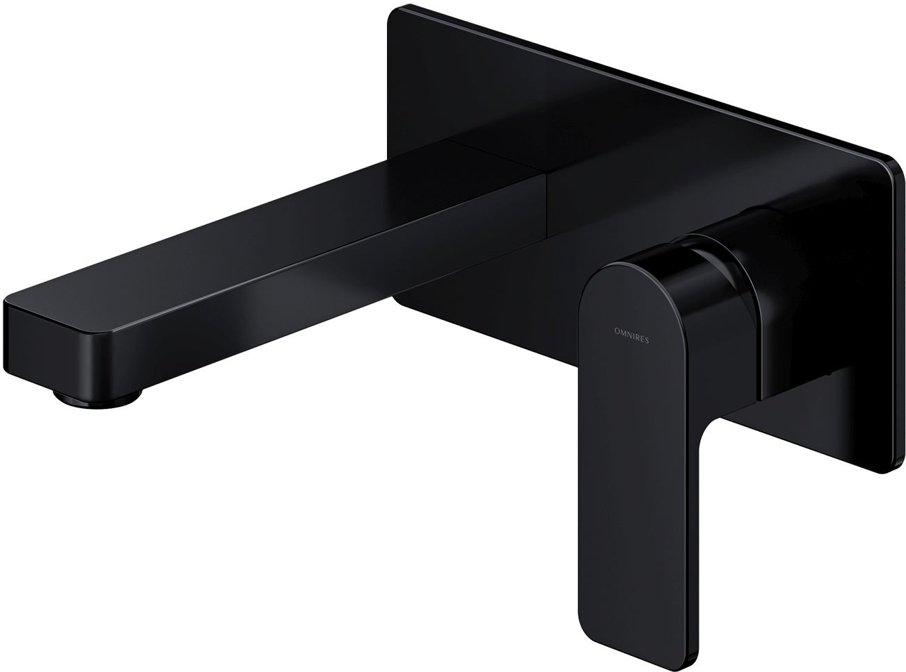 Omnires Baretti Waschtischarmatur Unterputz schwarz BA7815BL