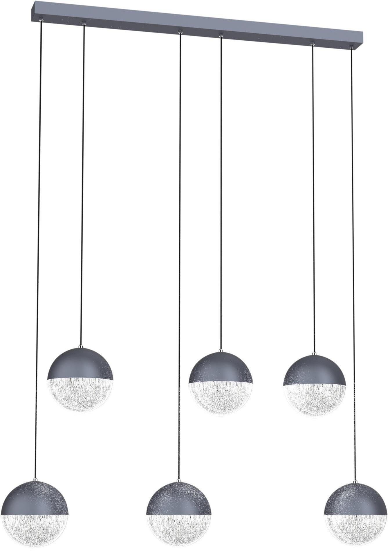 Apeti Furni Pendelleuchte 6x5 W graphit A0031-360