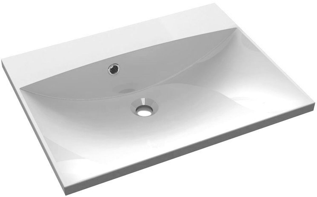 Sapho Maria Waschbecken 60x46 cm rechteckig Möbel weiß MA060-0