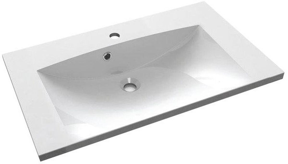 Sapho Maria Waschbecken 75x46 cm rechteckig Möbel weiß MA075