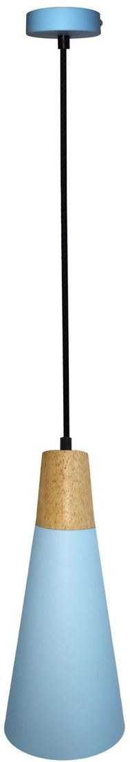 Ledea Faro Pendelleuchte 1x40 W blau-holz 50101258